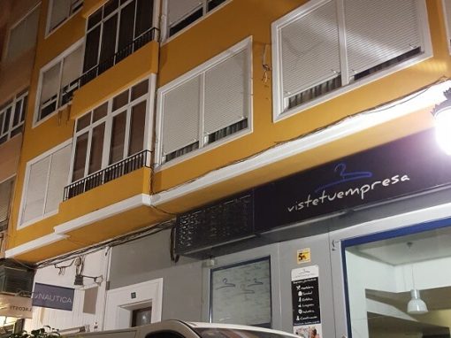 Rehabilitacion fachada edificio en Alicante
