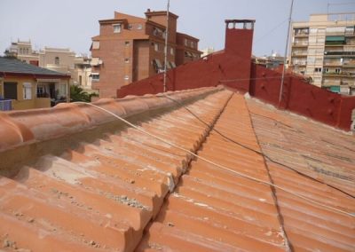 Rehabilitacion tejado edificio en Alicante