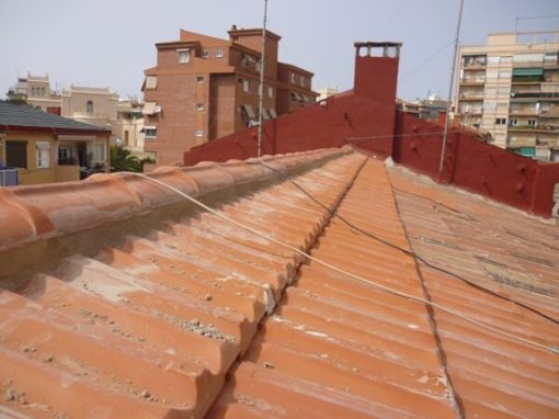 Rehabilitacion tejado edificio en Alicante